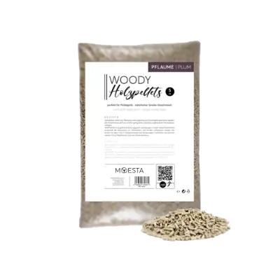 WOODY - Hartholz Pflaume Pellets 5 kg